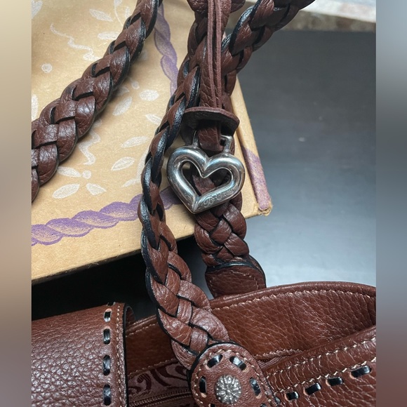 Brighton *NEW* Genuine Leather Shoulder Bag. Size OS - Picture 4 of 16